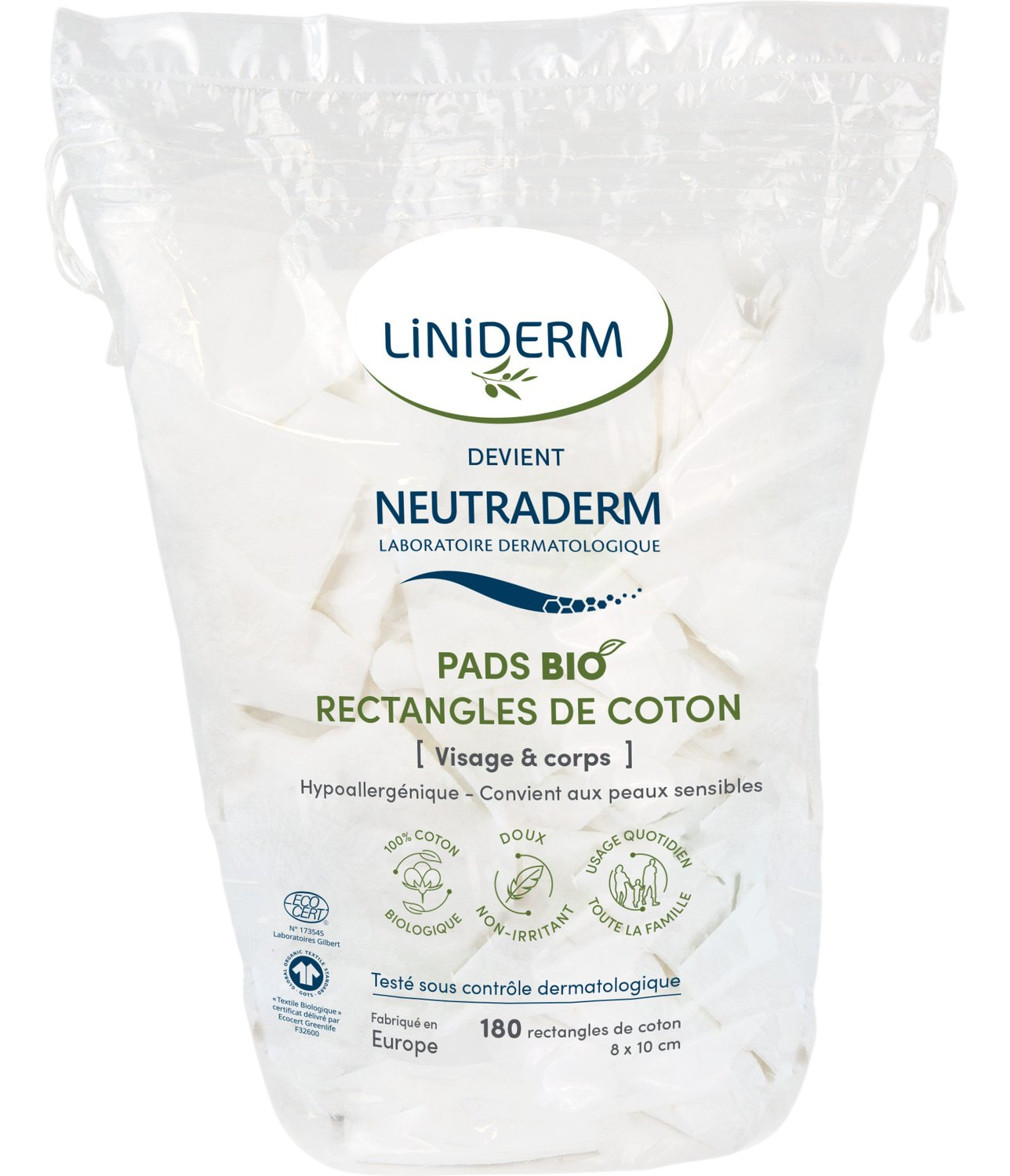 NEM PADS BIO SACHET VRA   180