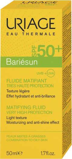 Uriage bariésun mat fluide spf50+ 50 ml