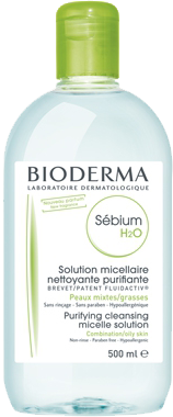 Bioderma sébium h2o solution micellaire 500 ml